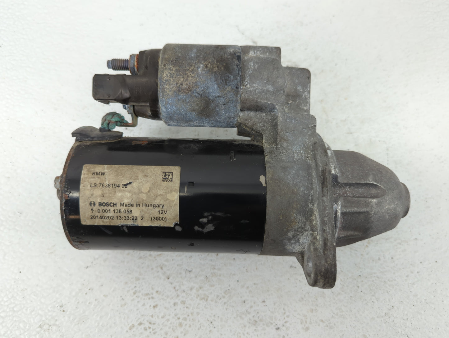 2011-2017 Bmw X3 Car Starter Motor Solenoid OEM P/N:7638194 02 Fits Fits 2011 2012 2013 2014 2015 2016 2017 2018 2019 2020 O
