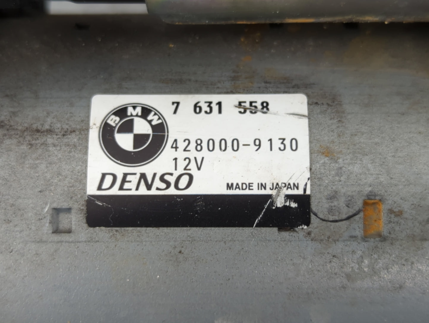 2011-2017 Bmw X3 Car Starter Motor Solenoid OEM P/N:428000-9130 7 631 558 Fits OEM Used Auto Parts - Oemusedautoparts1.com