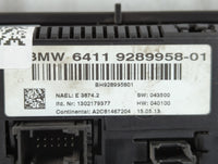 2013-2014 Bmw X3 Climate Control Module Temperature AC/Heater Replacement P/N:6411 9289958-01 Fits Fits 2013 2014 OEM Used A