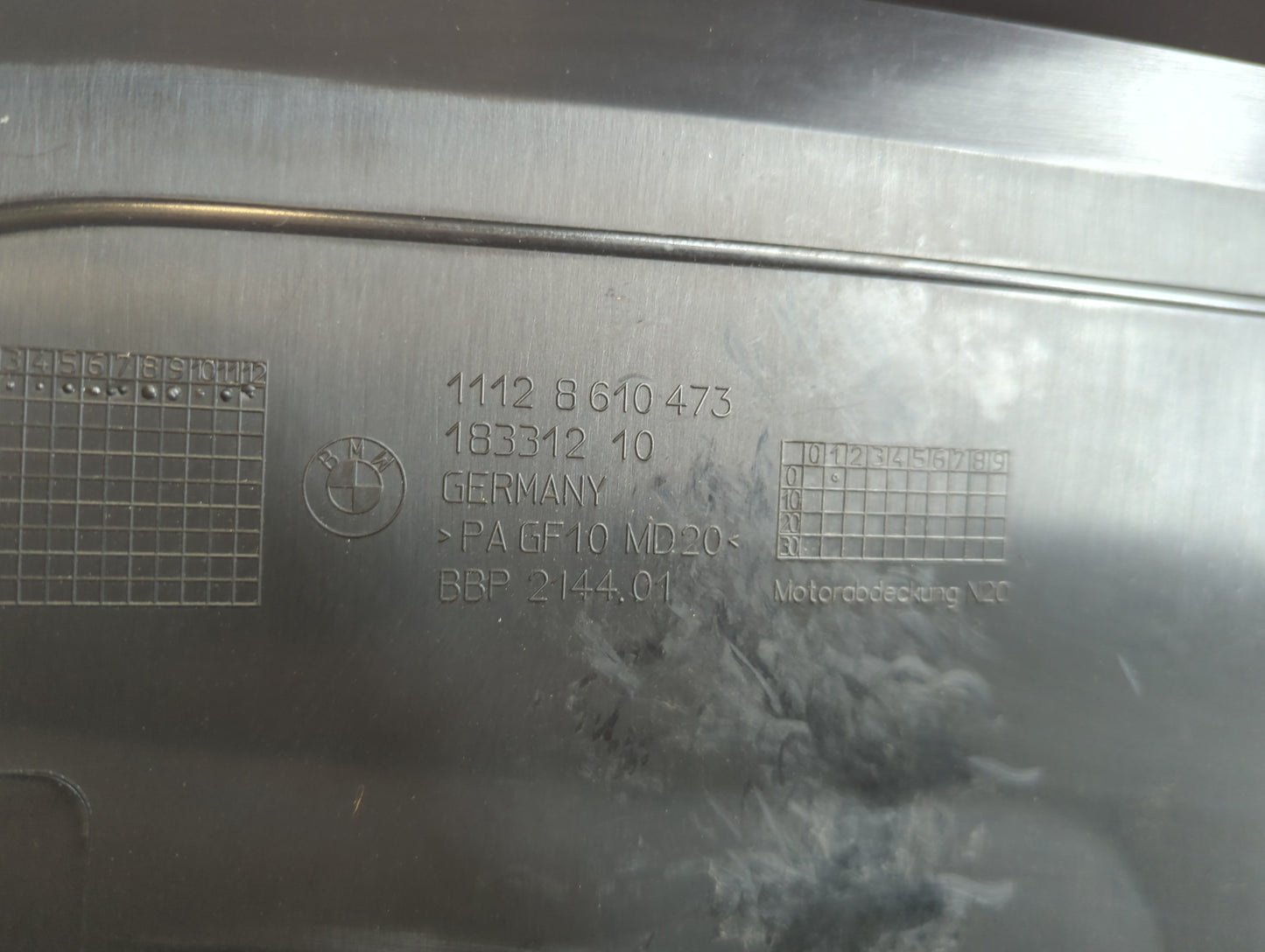 2014 Bmw X3 Engine Cover Black - Oemusedautoparts1.com