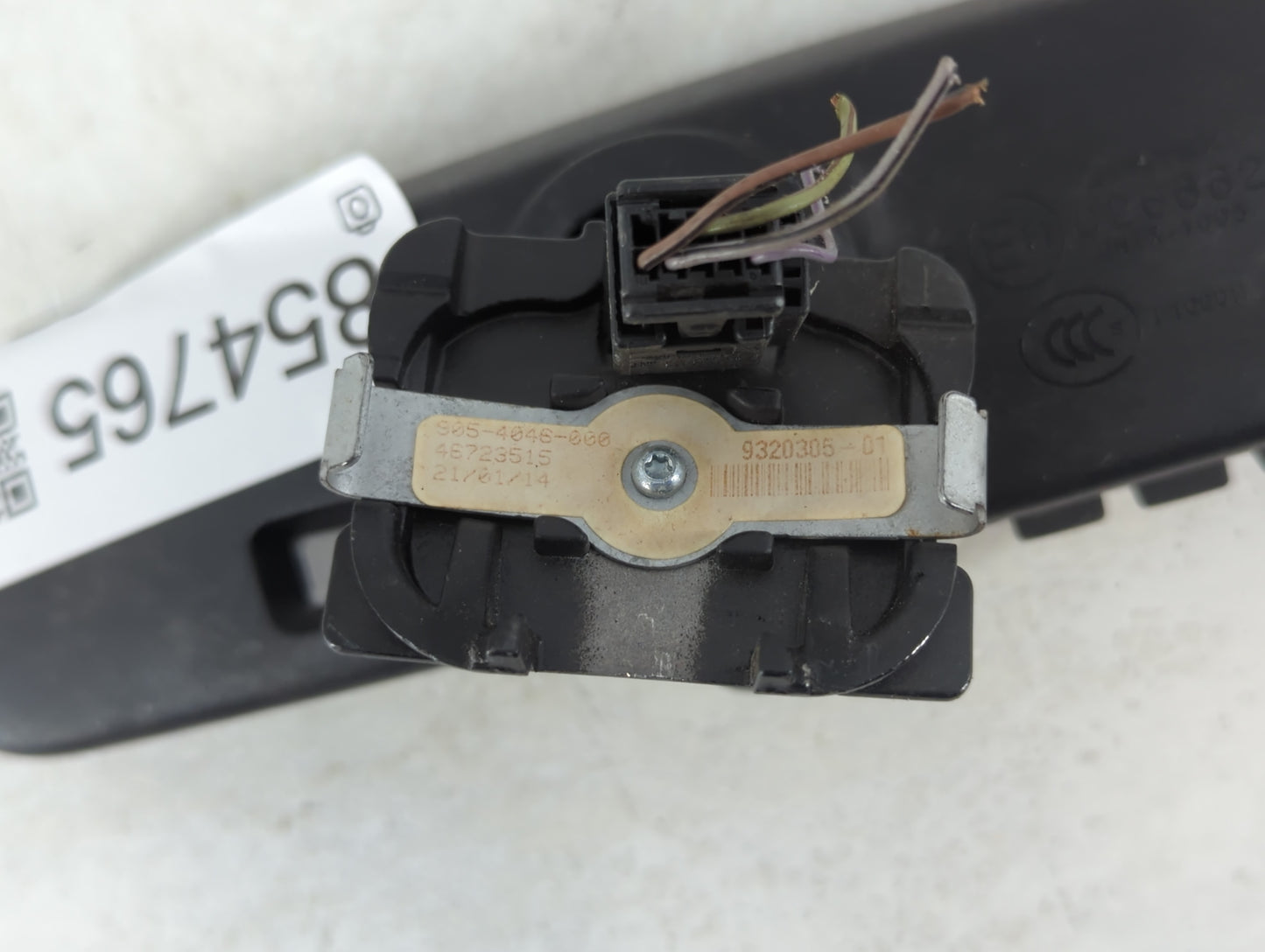 2014 Bmw X3 Interior Rear View Mirror Replacement OEM P/N:905-4046-000 46723515 Fits OEM Used Auto Parts - Oemusedautoparts1
