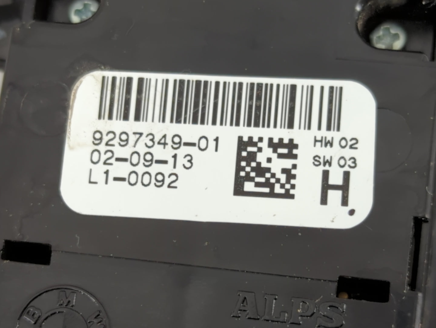 2014-2018 Bmw X5 Master Power Window Switch Replacement Driver Side Left P/N:9297349-01 Fits OEM Used Auto Parts - Oemusedau