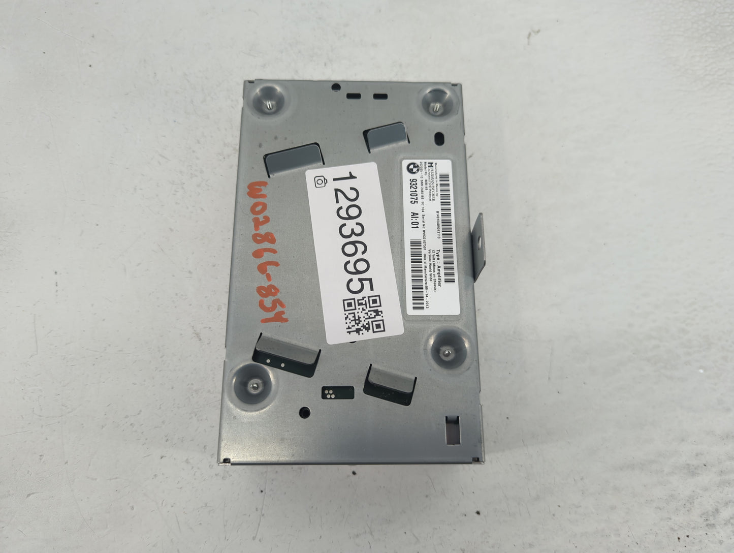 2014-2018 Bmw X5 Radio AM FM Cd Player Receiver Replacement P/N:9321075 Fits Fits 2014 2015 2016 2017 2018 2019 OEM Used Aut