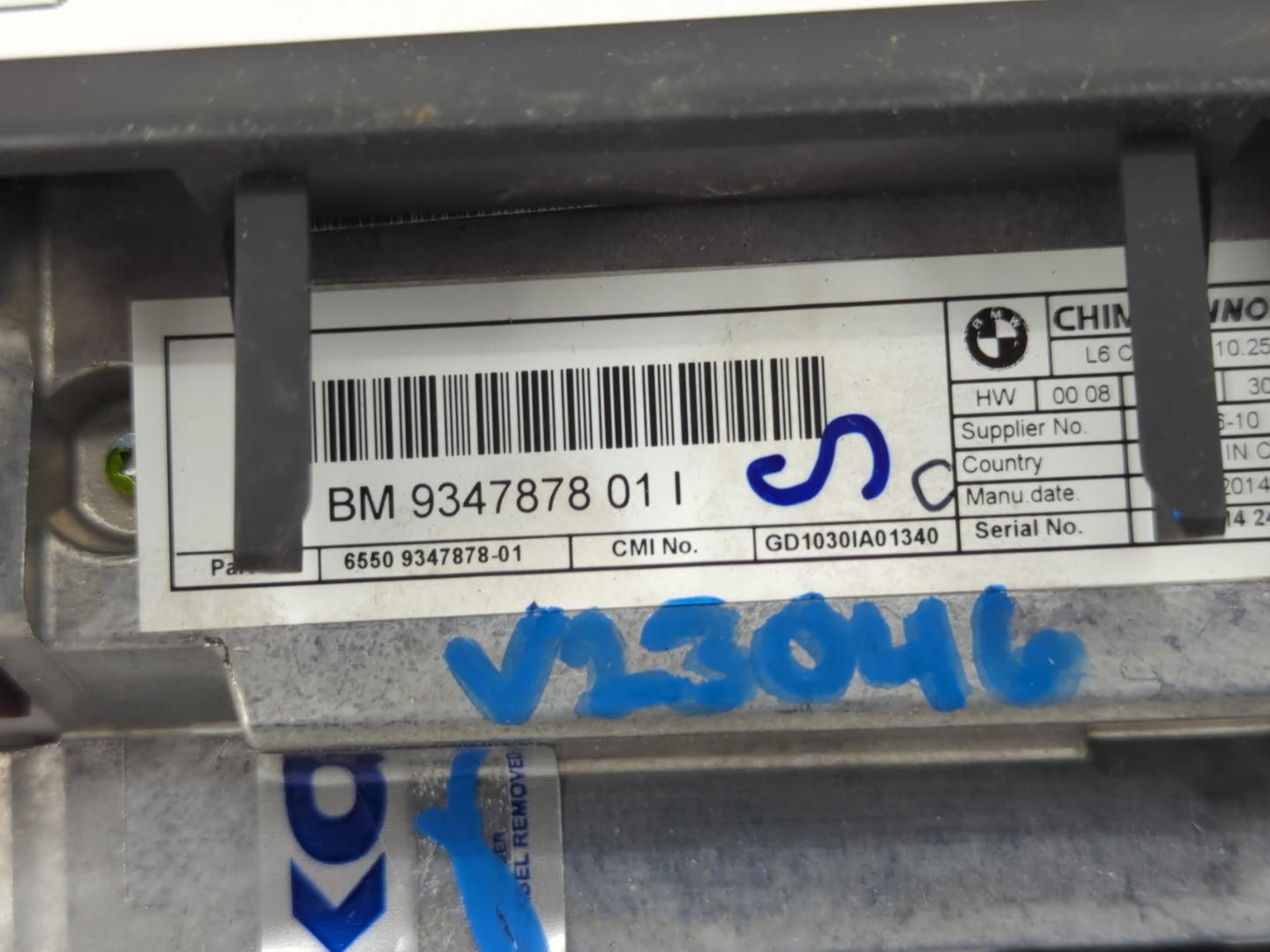 2014-2016 Bmw X5 Information Display Screen - Oemusedautoparts1.com