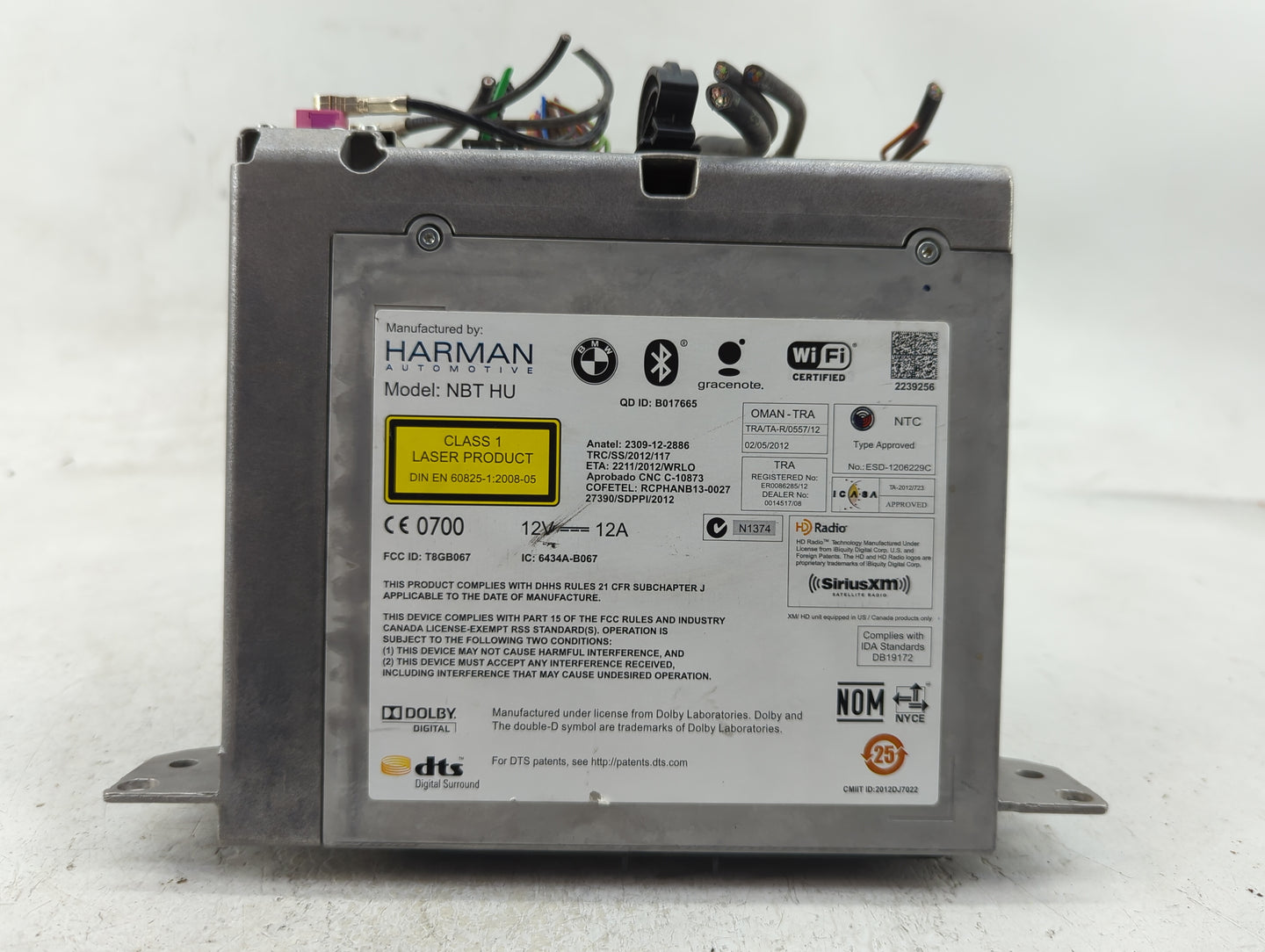 2014-2016 Bmw X5 Radio AM FM Cd Player Receiver Replacement P/N:935168201 Fits Fits 2014 2015 2016 2017 OEM Used Auto Parts 