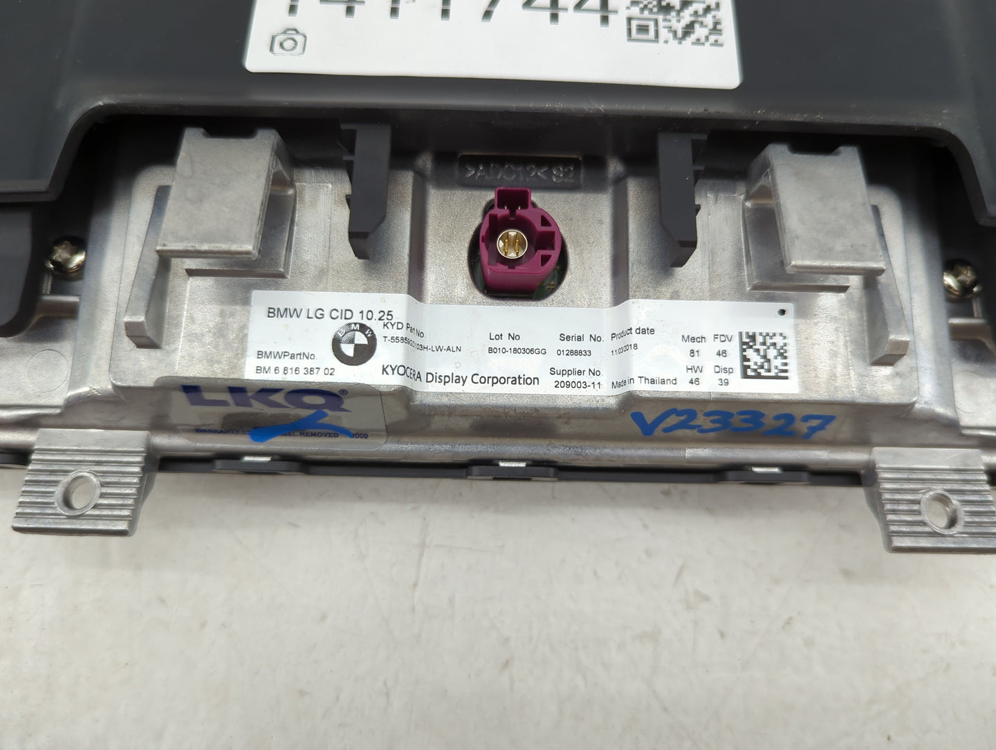 2014-2016 Bmw X5 Information Display Screen - Oemusedautoparts1.com