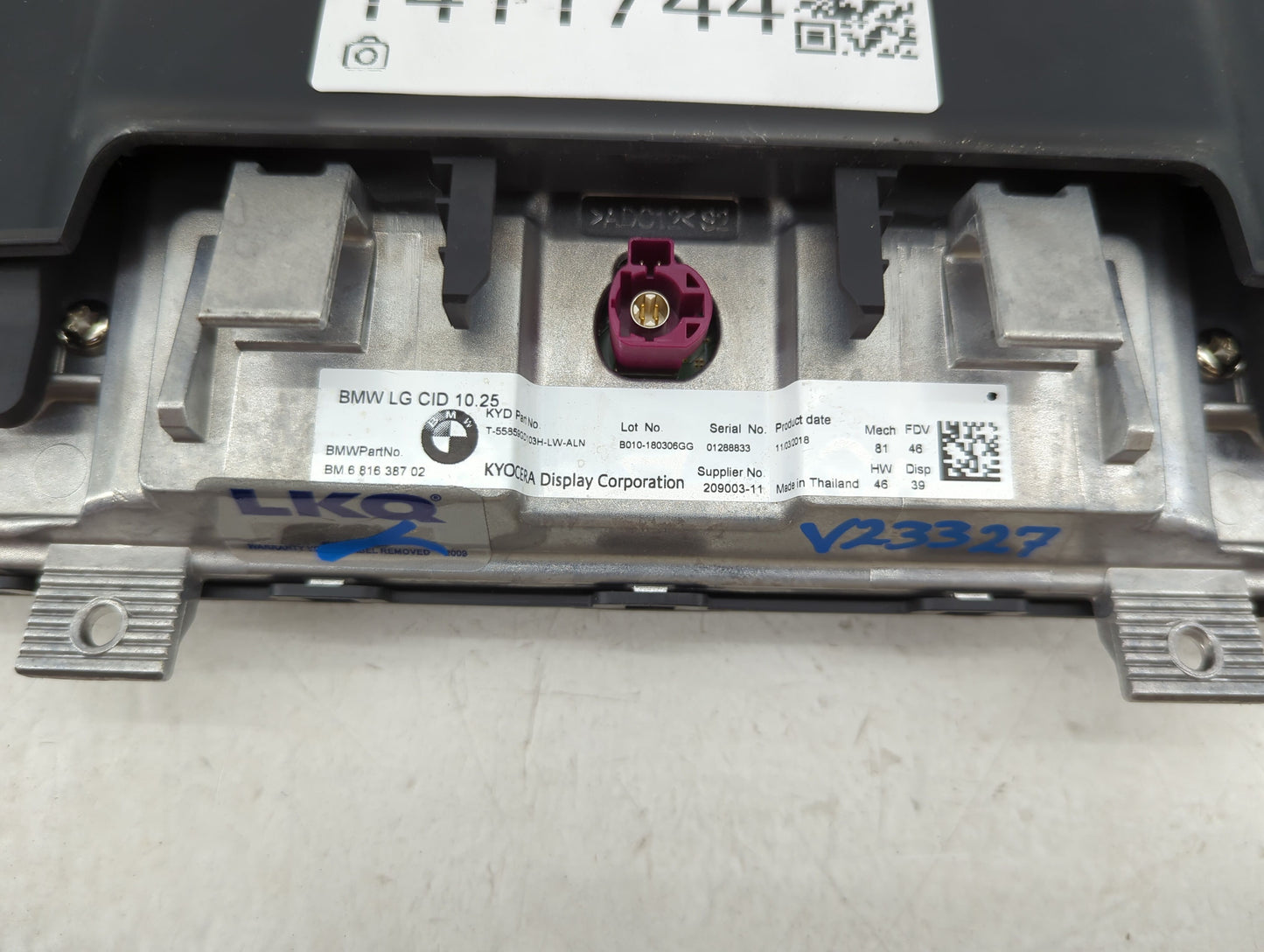 2014-2016 Bmw X5 Information Display Screen - Oemusedautoparts1.com