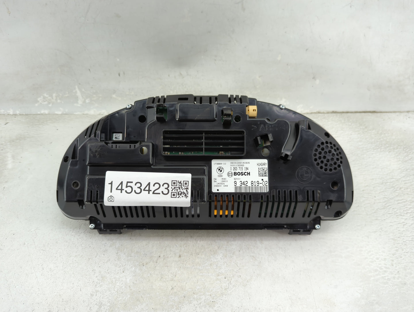 2014-2018 Bmw X5 Instrument Cluster Speedometer Gauges P/N:0263715194 9342819-02 Miles:118K Fits Fits 2014 2015 2016 2017 20