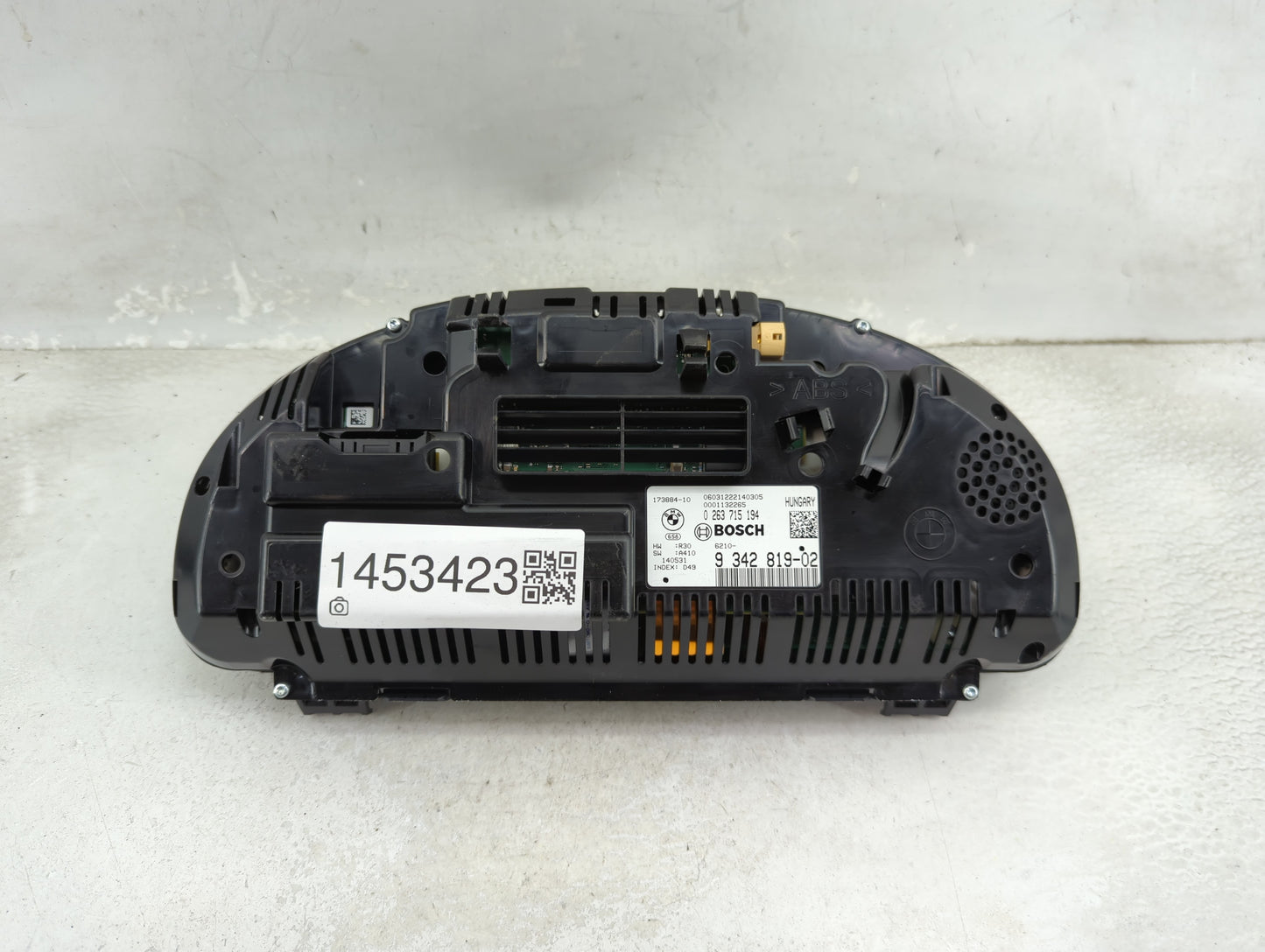 2014-2018 Bmw X5 Instrument Cluster Speedometer Gauges P/N:0263715194 9342819-02 Miles:118K Fits Fits 2014 2015 2016 2017 20