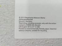 2014 Bmw X5 Owners Manual Book Guide OEM Used Auto Parts - Oemusedautoparts1.com