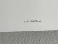 2014 Bmw X5 Owners Manual Book Guide OEM Used Auto Parts - Oemusedautoparts1.com