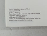 2014 Bmw X5 Owners Manual Book Guide OEM Used Auto Parts - Oemusedautoparts1.com