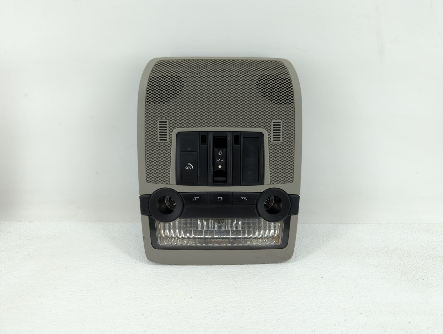 2014 Bmw X6 Overhead Roof Console Beige - Oemusedautoparts1.com