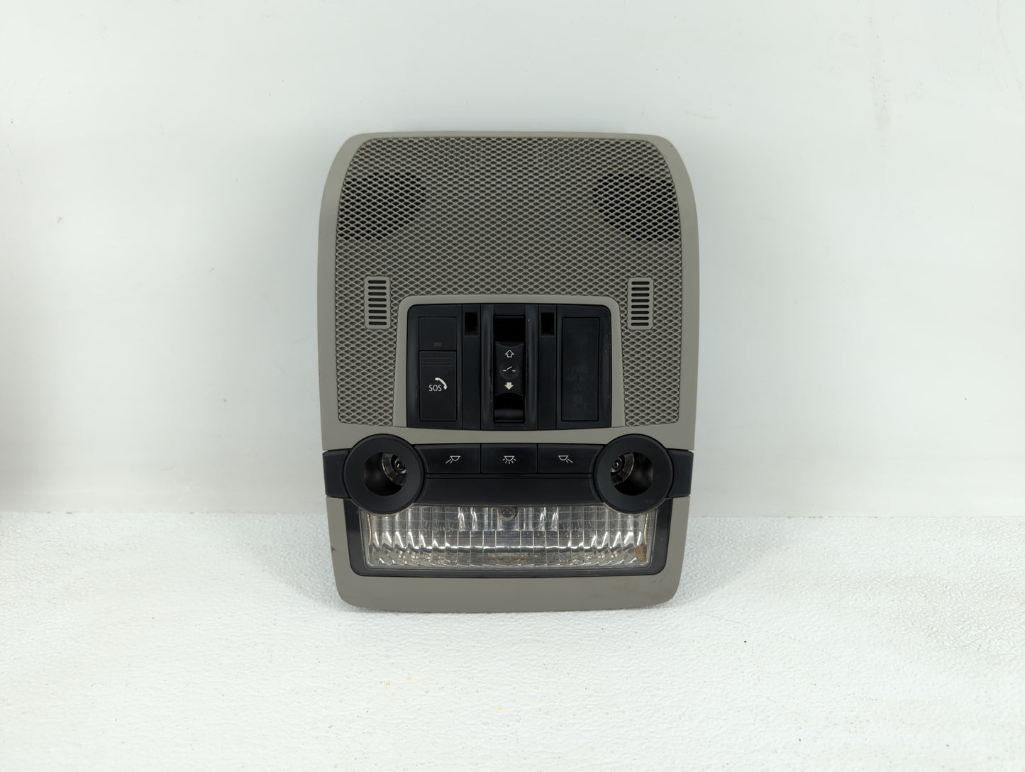 2014 Bmw X6 Overhead Roof Console Beige - Oemusedautoparts1.com