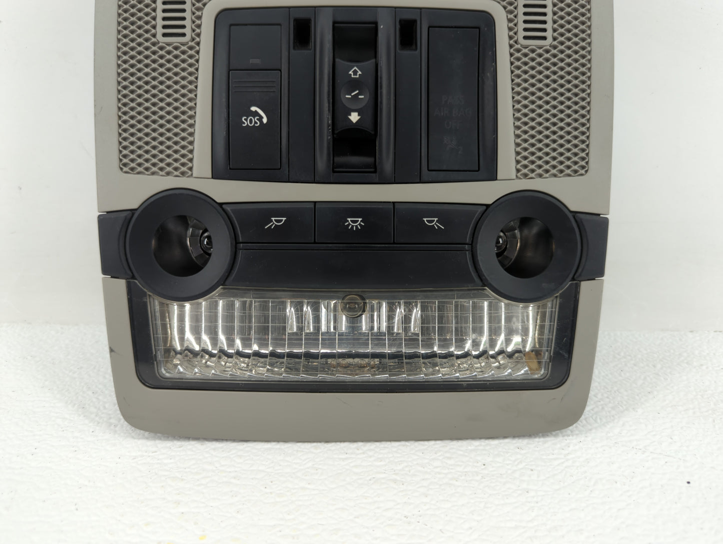 2014 Bmw X6 Overhead Roof Console Beige - Oemusedautoparts1.com