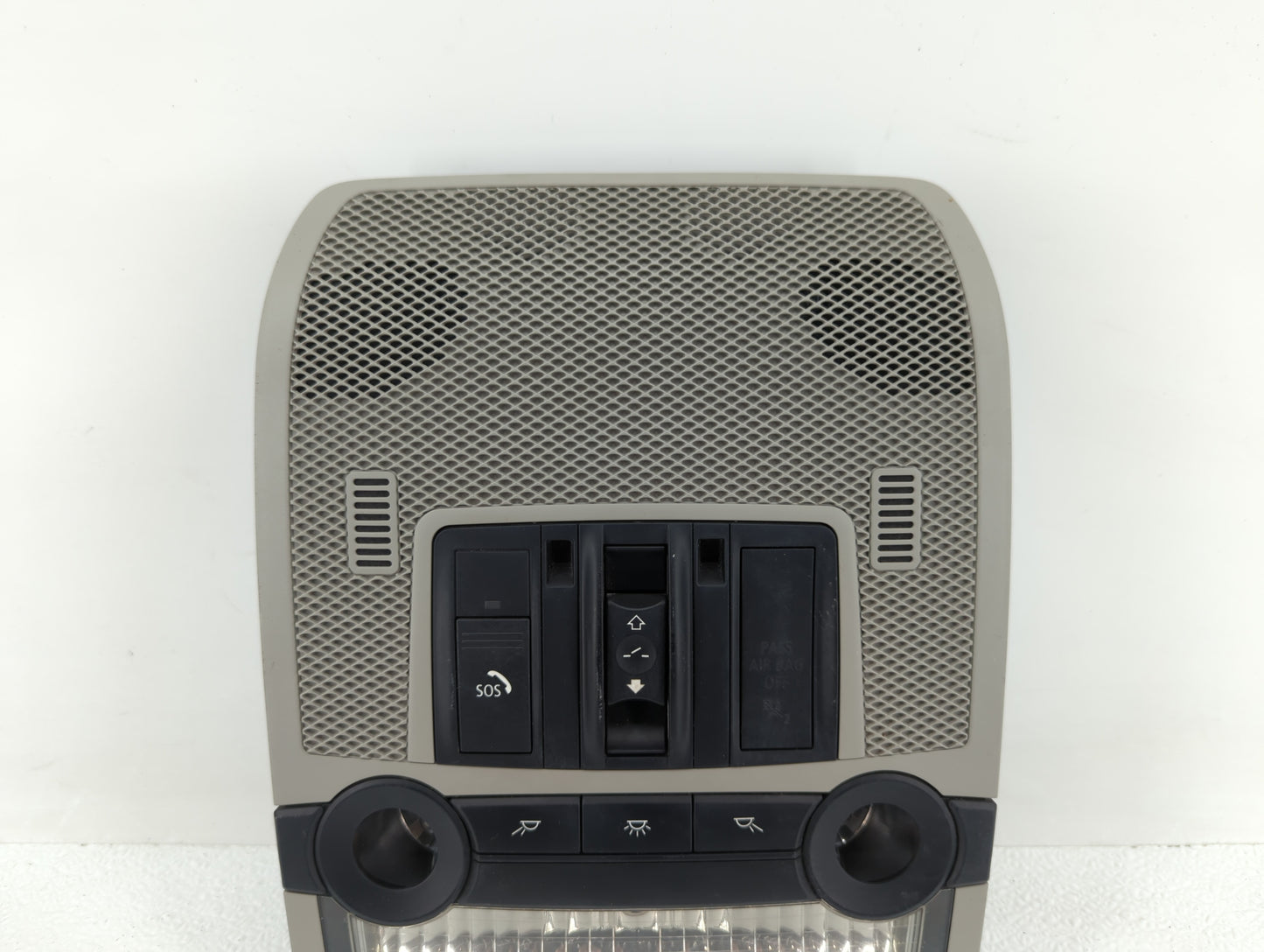 2014 Bmw X6 Overhead Roof Console Beige - Oemusedautoparts1.com