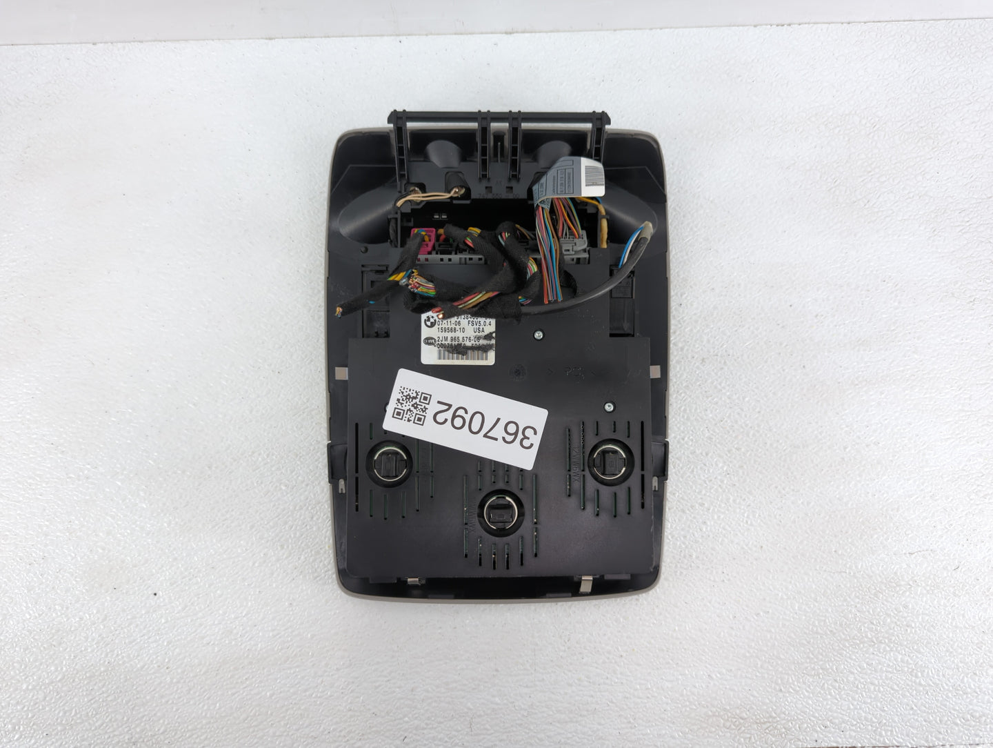 2014 Bmw X6 Overhead Roof Console Beige - Oemusedautoparts1.com