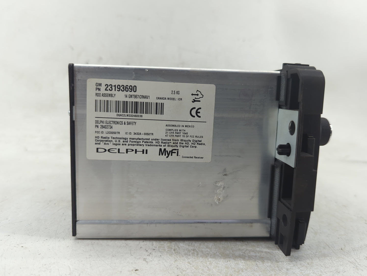 2013-2014 Buick Enclave Radio AM FM Cd Player Receiver Replacement P/N:23193690 Fits Fits 2013 2014 OEM Used Auto Parts - Oe