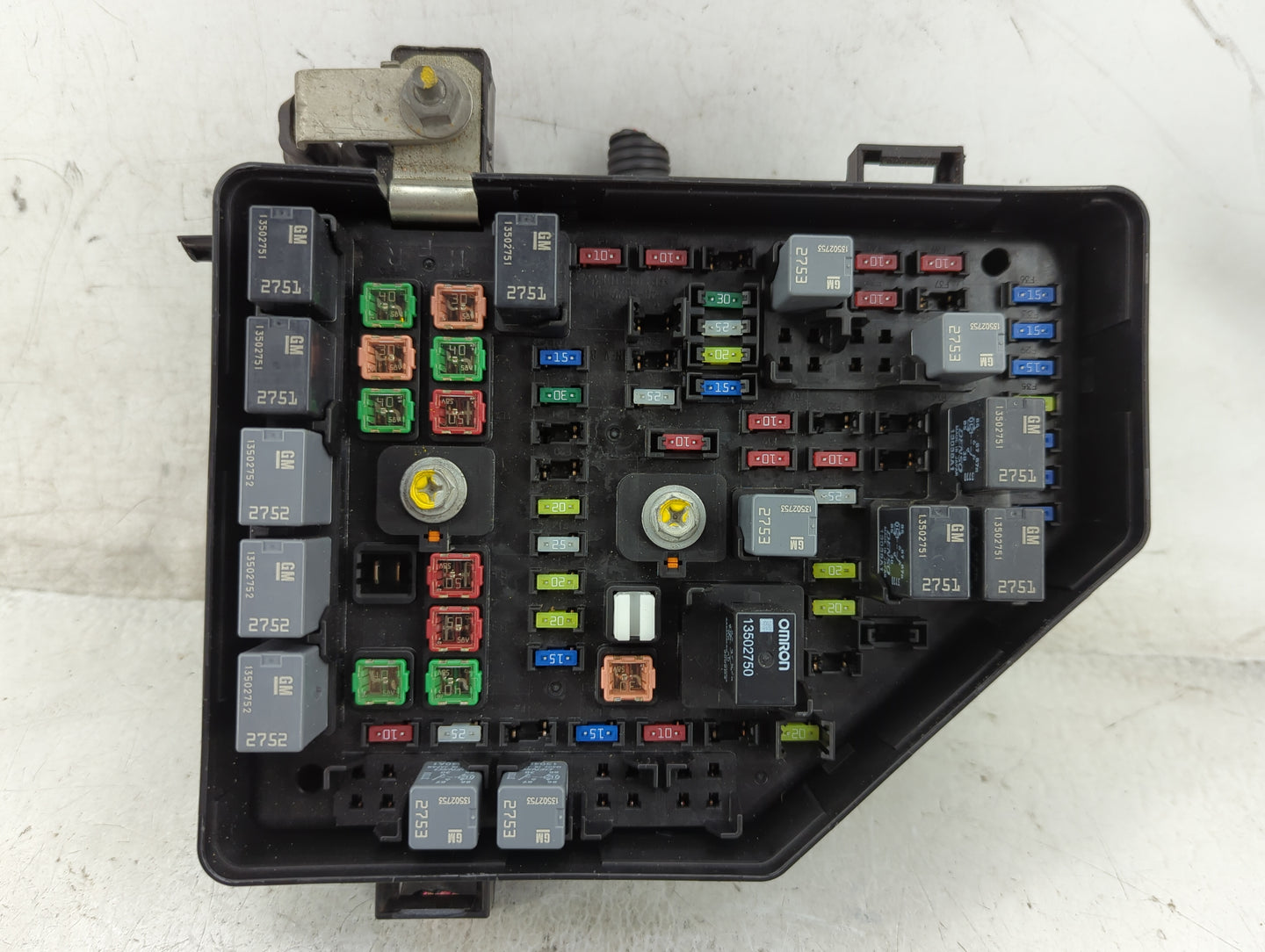 2013-2014 Buick Enclave Fusebox Fuse Box Panel Relay Module P/N:7140-1941-30 Fits Fits 2013 2014 OEM Used Auto Parts - Oemus