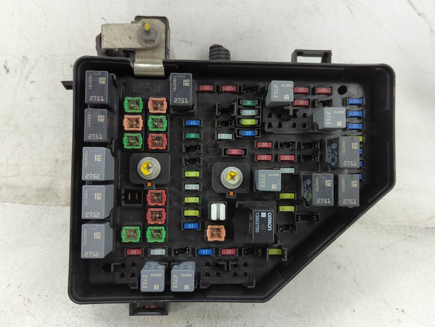 2013-2014 Buick Enclave Fusebox Fuse Box Panel Relay Module P/N:7140-1941-30 Fits Fits 2013 2014 OEM Used Auto Parts - Oemus