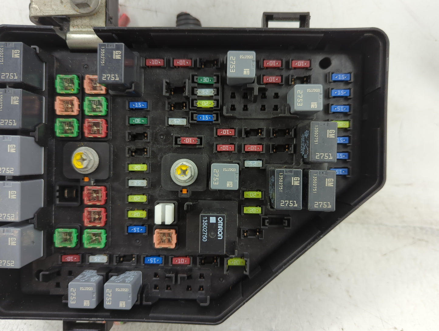 2013-2014 Buick Enclave Fusebox Fuse Box Panel Relay Module P/N:7140-1941-30 Fits Fits 2013 2014 OEM Used Auto Parts - Oemus