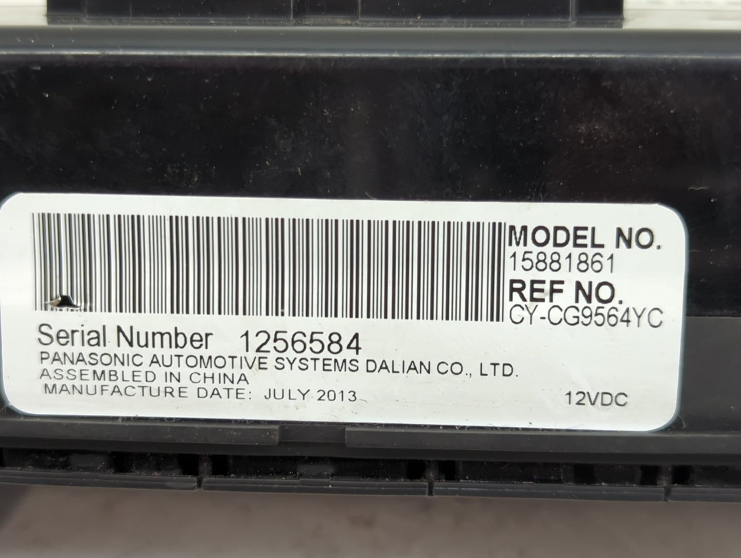 2008-2016 Buick Enclave Climate Control Module Temperature AC/Heater Replacement P/N:15881861 CY-CG9564YC Fits OEM Used Auto