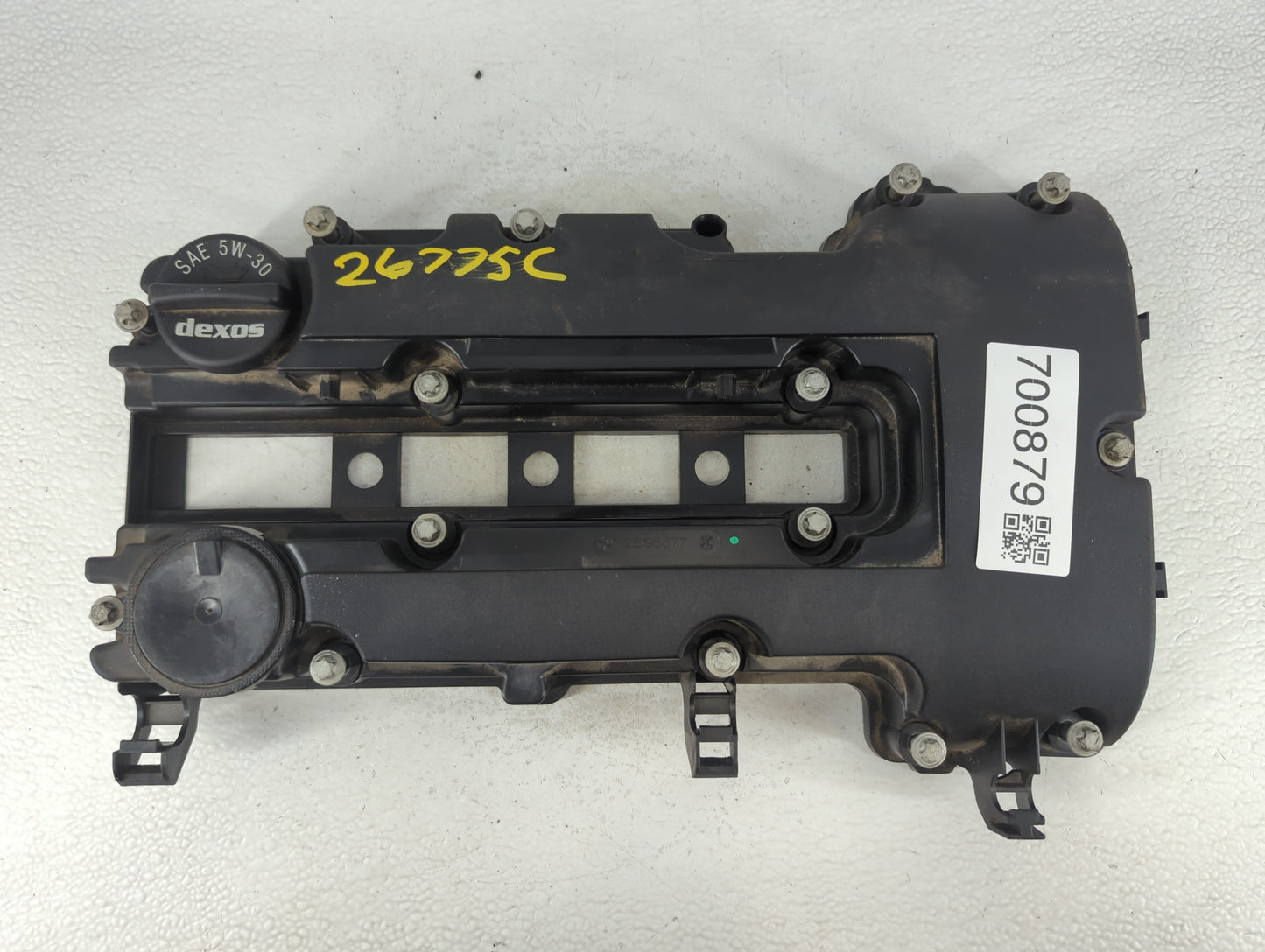 2014 Buick Enclave Driver Left Cylinder Head Valve Cover P/N:25198877 Fits OEM Used Auto Parts - Oemusedautoparts1.com