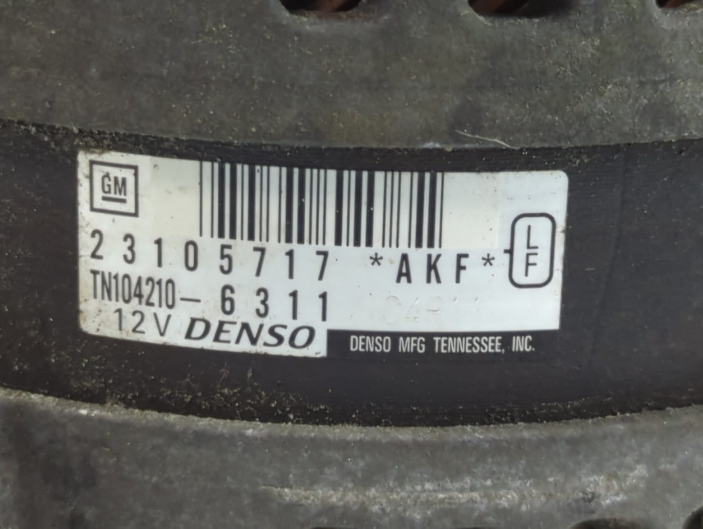 2013-2017 Buick Enclave Alternator Replacement Generator Charging Assembly Engine OEM P/N:TN104210-6311 23105717 Fits OEM Us