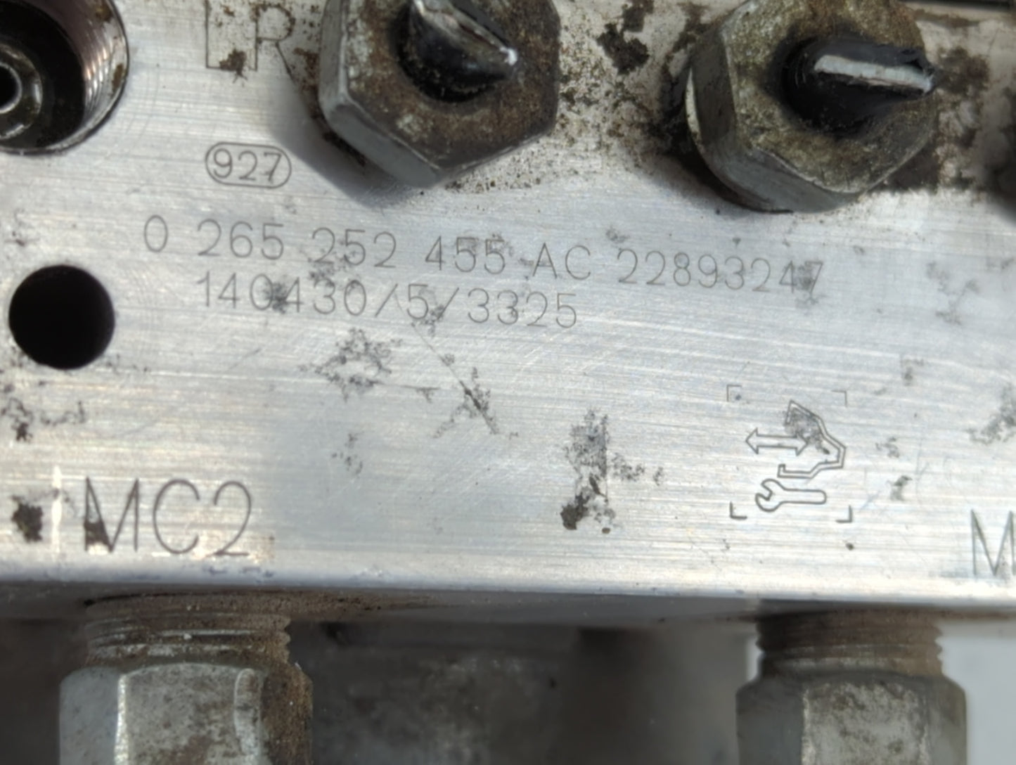 2012-2017 Buick Enclave ABS Pump Control Module Replacement P/N:22893247 0 265 252 455 AC Fits Fits 2012 2013 2014 2015 2016