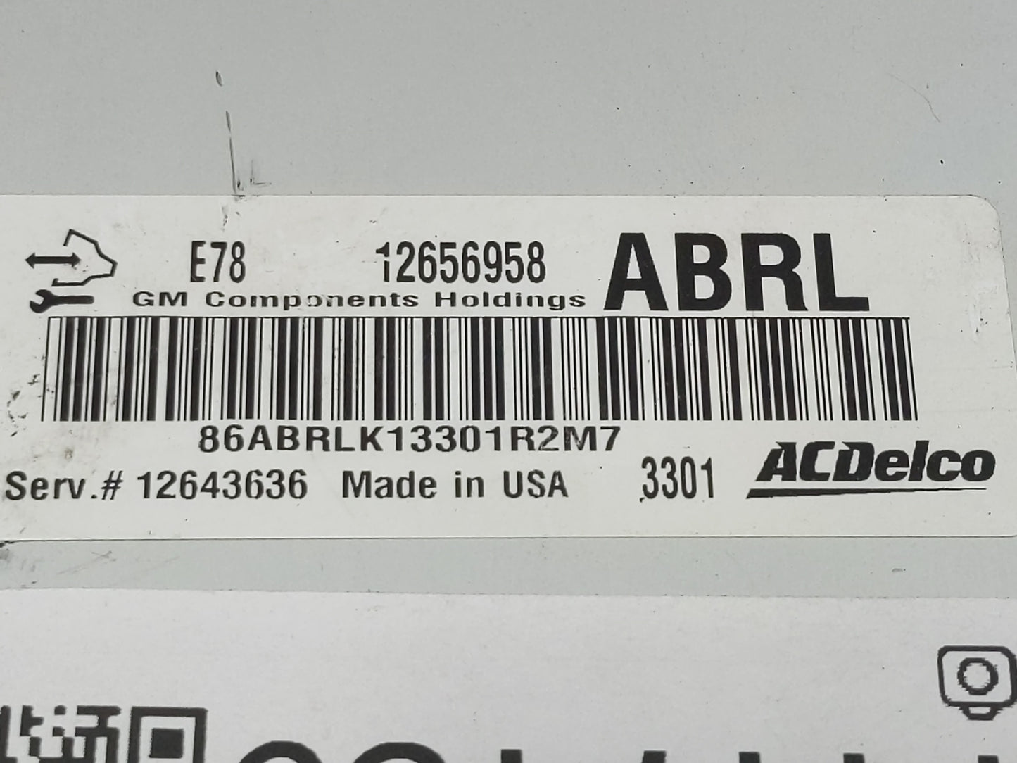 2013-2016 Buick Encore PCM Engine Control Computer ECU ECM PCU OEM P/N:12656958 Fits Fits 2011 2012 2013 2014 2015 2016 OEM 