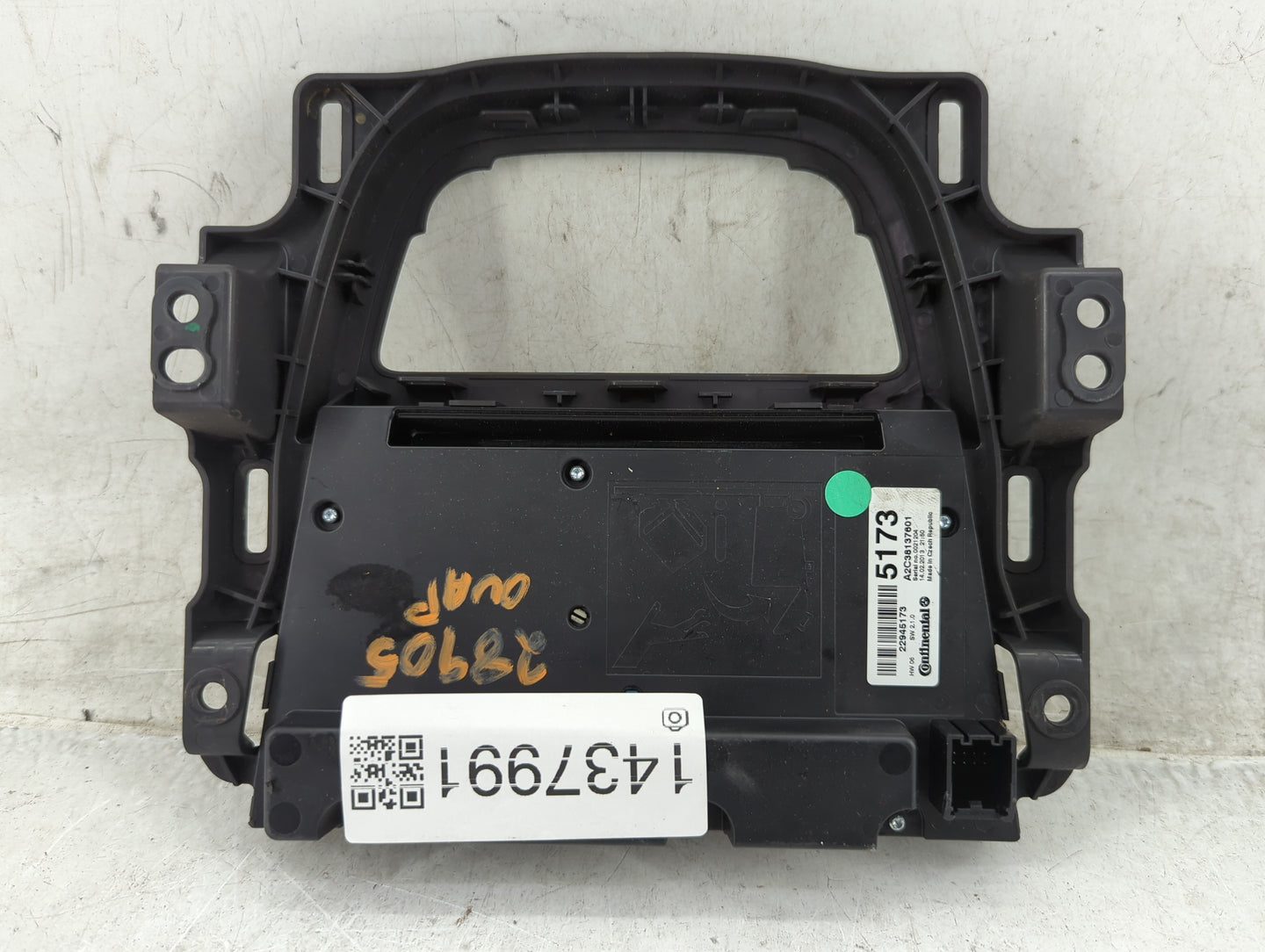 2013-2016 Buick Encore Radio Control Panel - Oemusedautoparts1.com