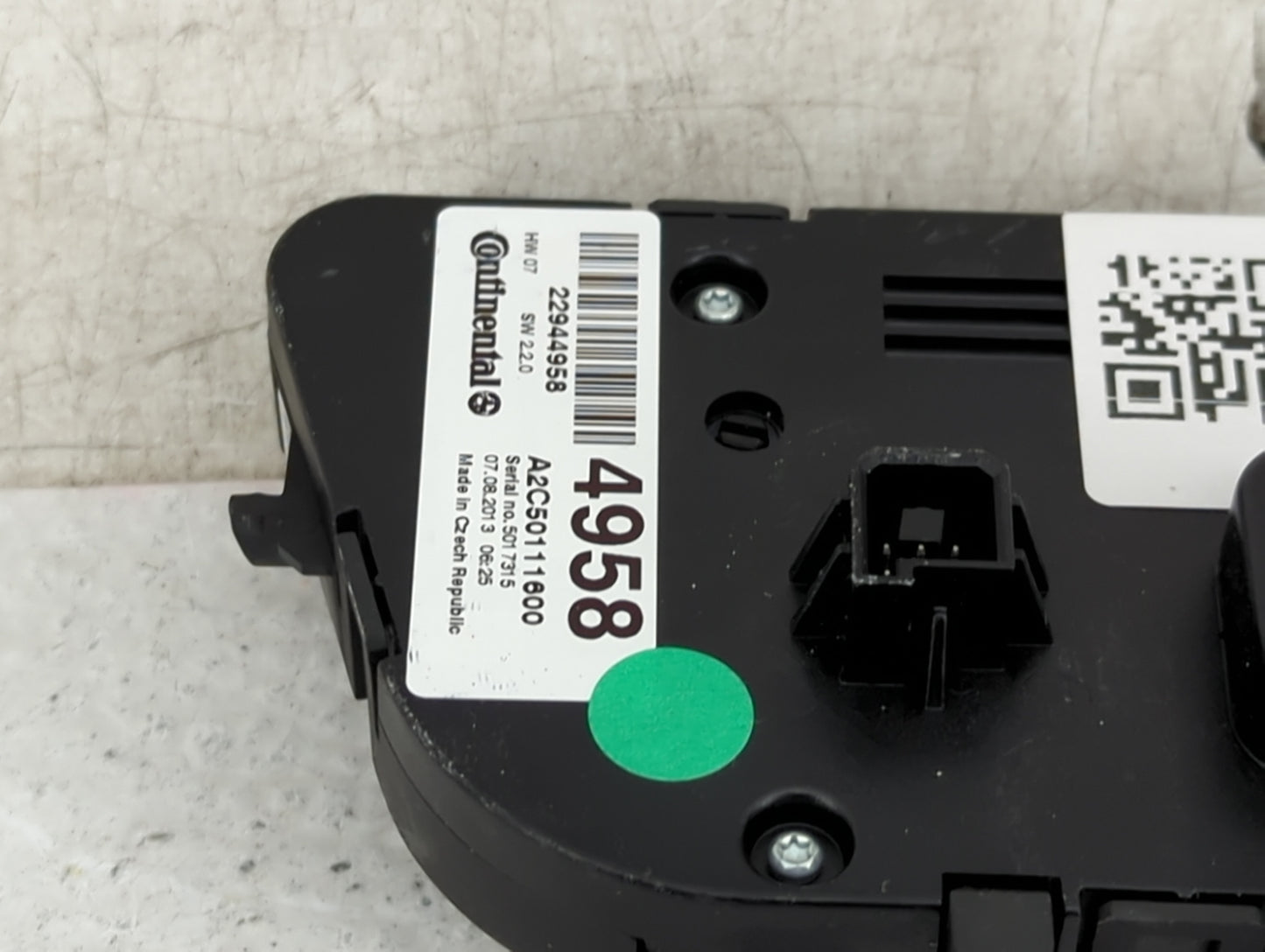 2013-2016 Buick Encore Climate Control Module Temperature AC/Heater Replacement P/N:22944958 Fits OEM Used Auto Parts - Oemu
