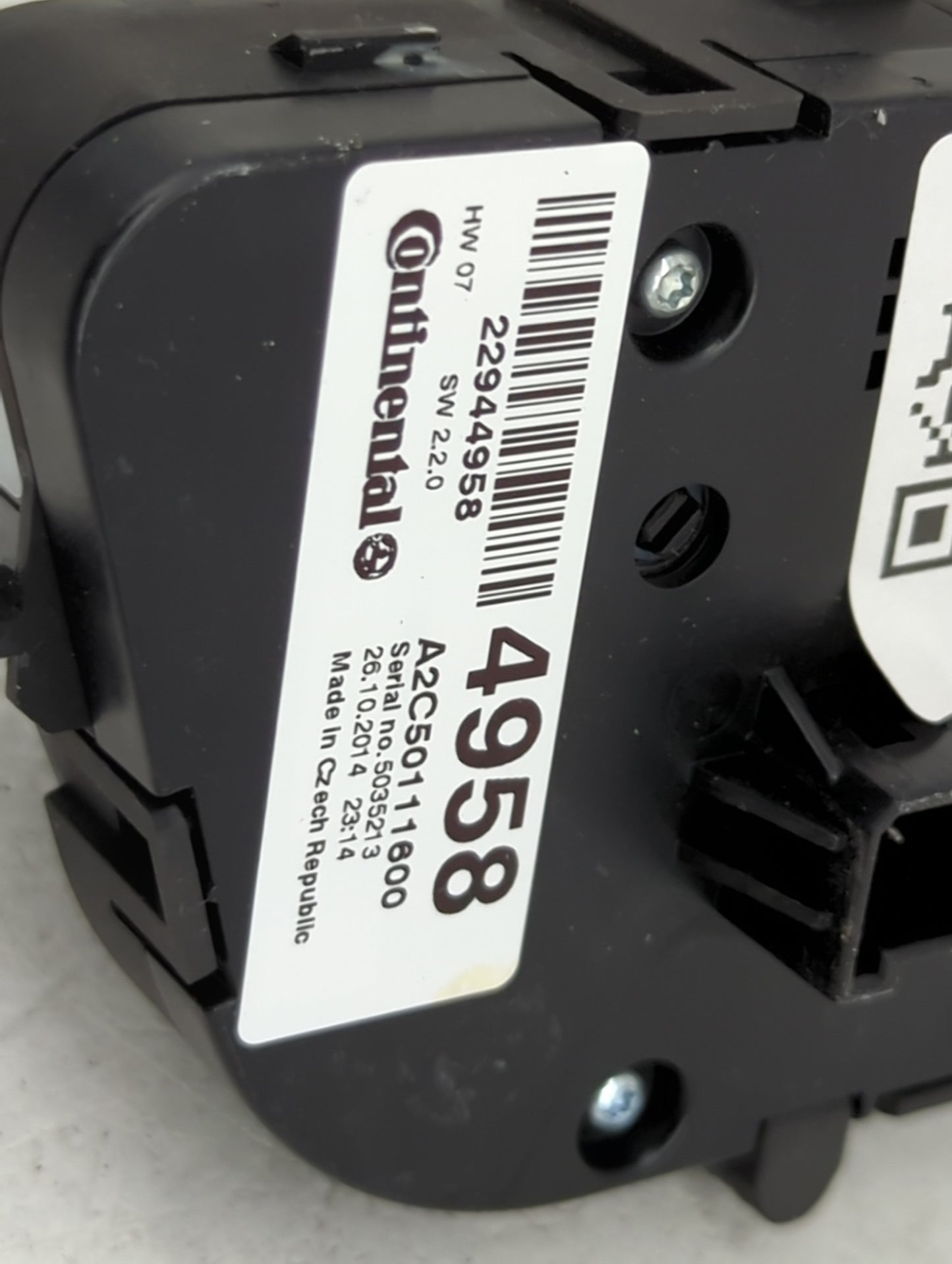 2013-2016 Buick Encore Climate Control Module Temperature AC/Heater Replacement P/N:22944958 A2C50111800 Fits OEM Used Auto 