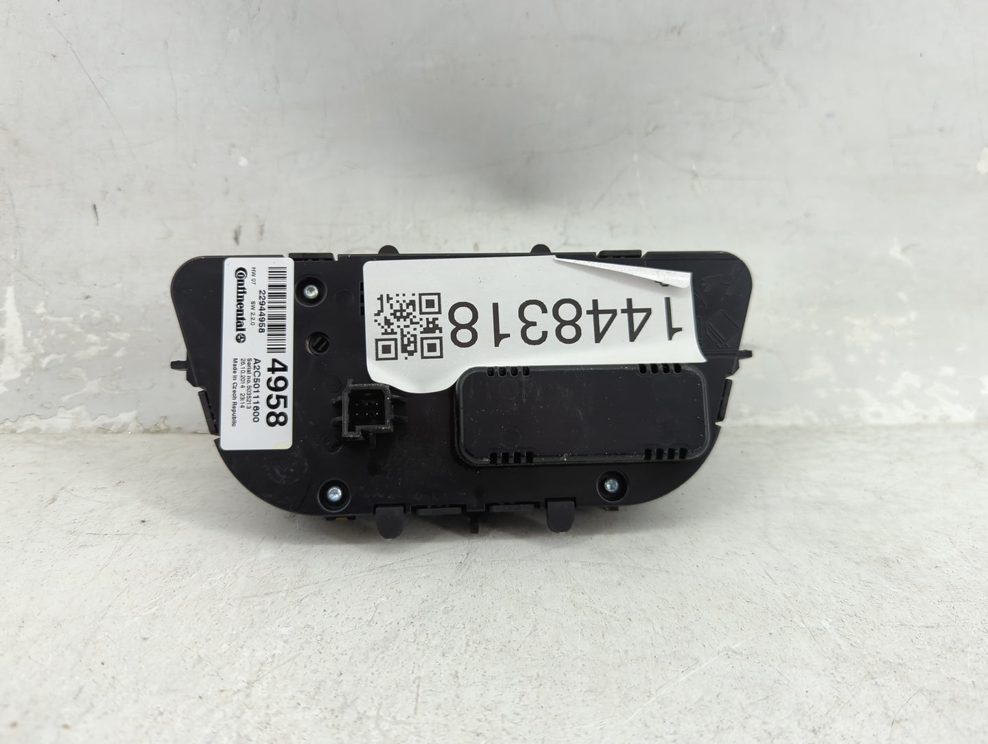 2013-2016 Buick Encore Climate Control Module Temperature AC/Heater Replacement P/N:22944958 A2C50111800 Fits OEM Used Auto 