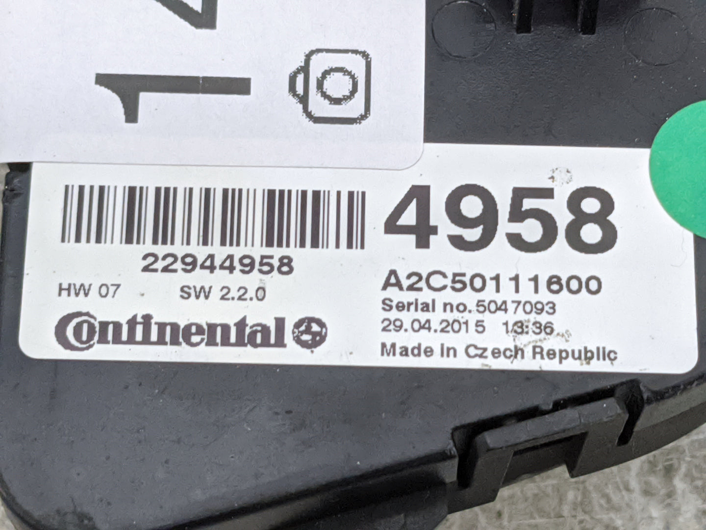 2013-2016 Buick Encore Climate Control Module Temperature AC/Heater Replacement P/N:22944958 A2C50111600 Fits OEM Used Auto 