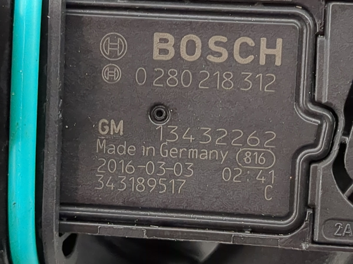 2016-2019 Buick Encore Mass Air Flow Meter Maf 1499407 - Oemusedautoparts1.com