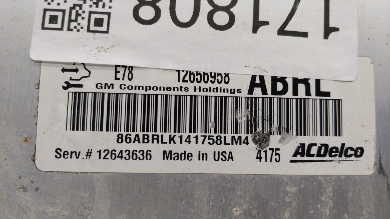 2013-2016 Buick Encore PCM Engine Control Computer ECU ECM PCU OEM P/N:12656958 12643636 Fits Fits 2011 2012 2013 2014 2015 