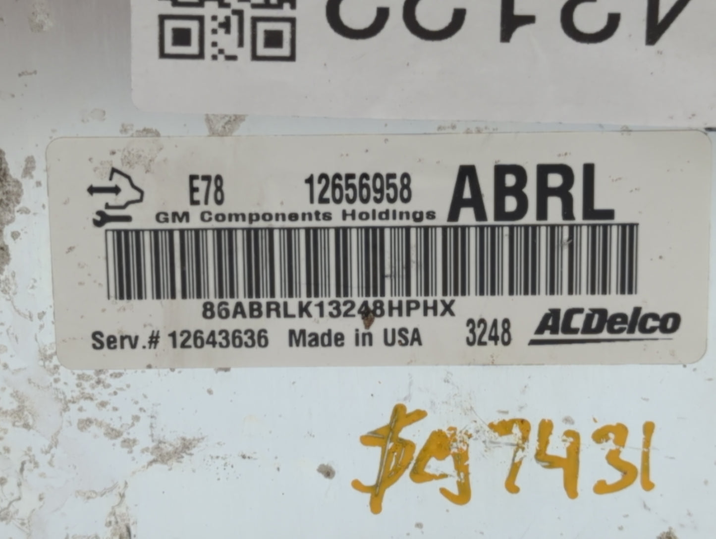 2013-2016 Buick Encore PCM Engine Control Computer ECU ECM PCU OEM P/N:12668885 12668866 Fits Fits 2011 2012 2013 2014 2015 