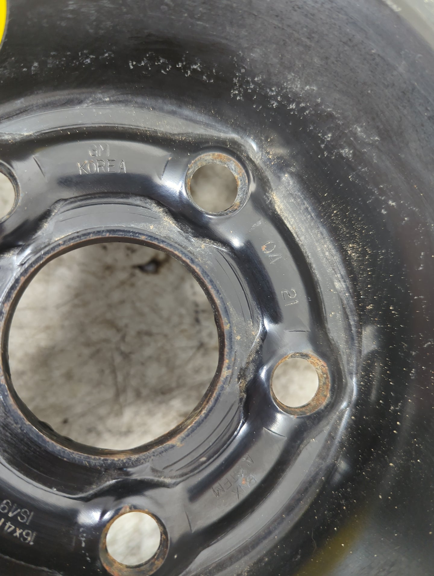 2014 Buick Encore Spare Donut Tire Wheel Rim Oem - Oemusedautoparts1.com