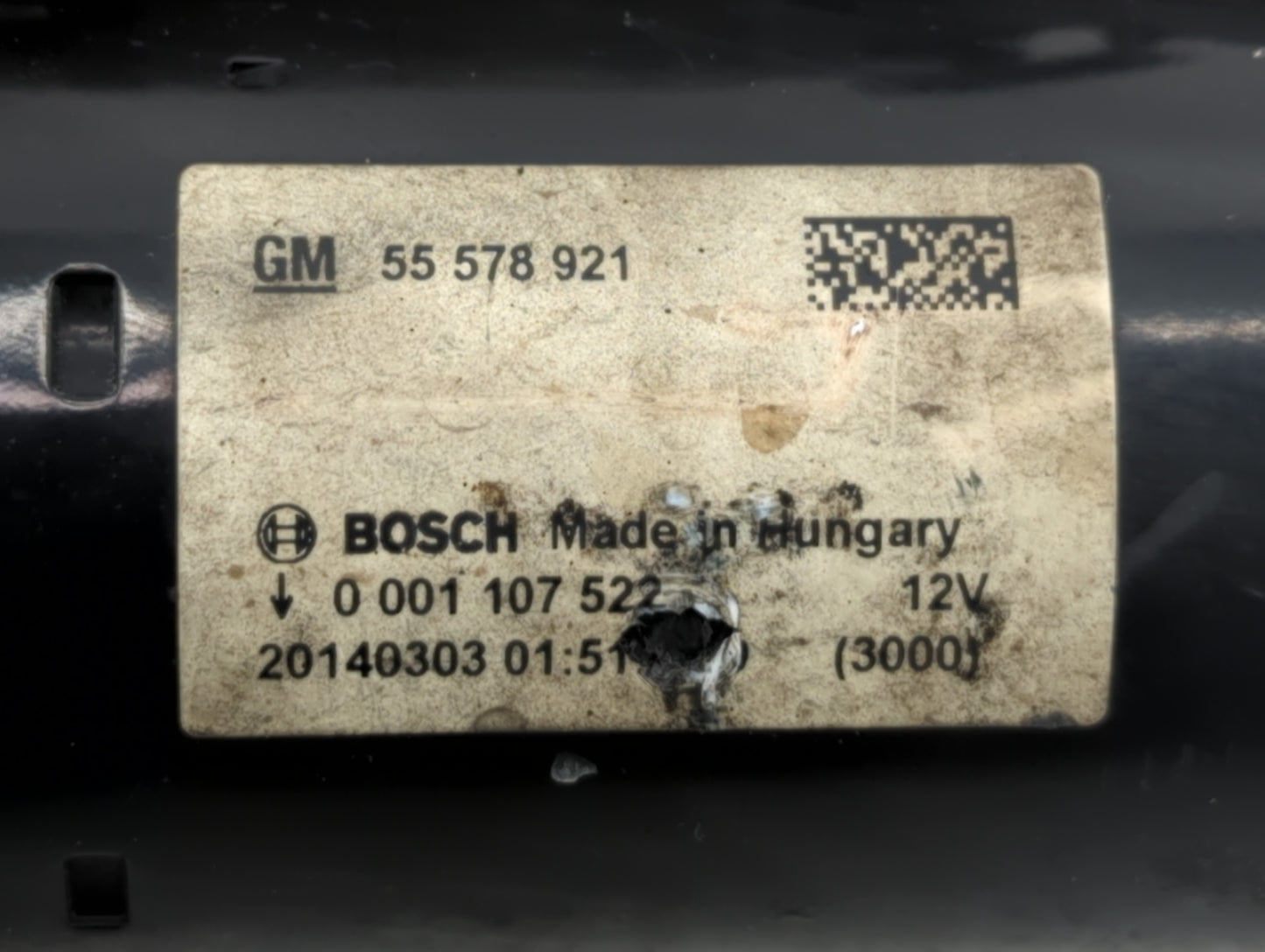 2014-2021 Buick Encore Car Starter Motor Solenoid OEM P/N:55 578 921 Fits Fits 2014 2015 2016 2017 2018 2019 2020 2021 OEM U