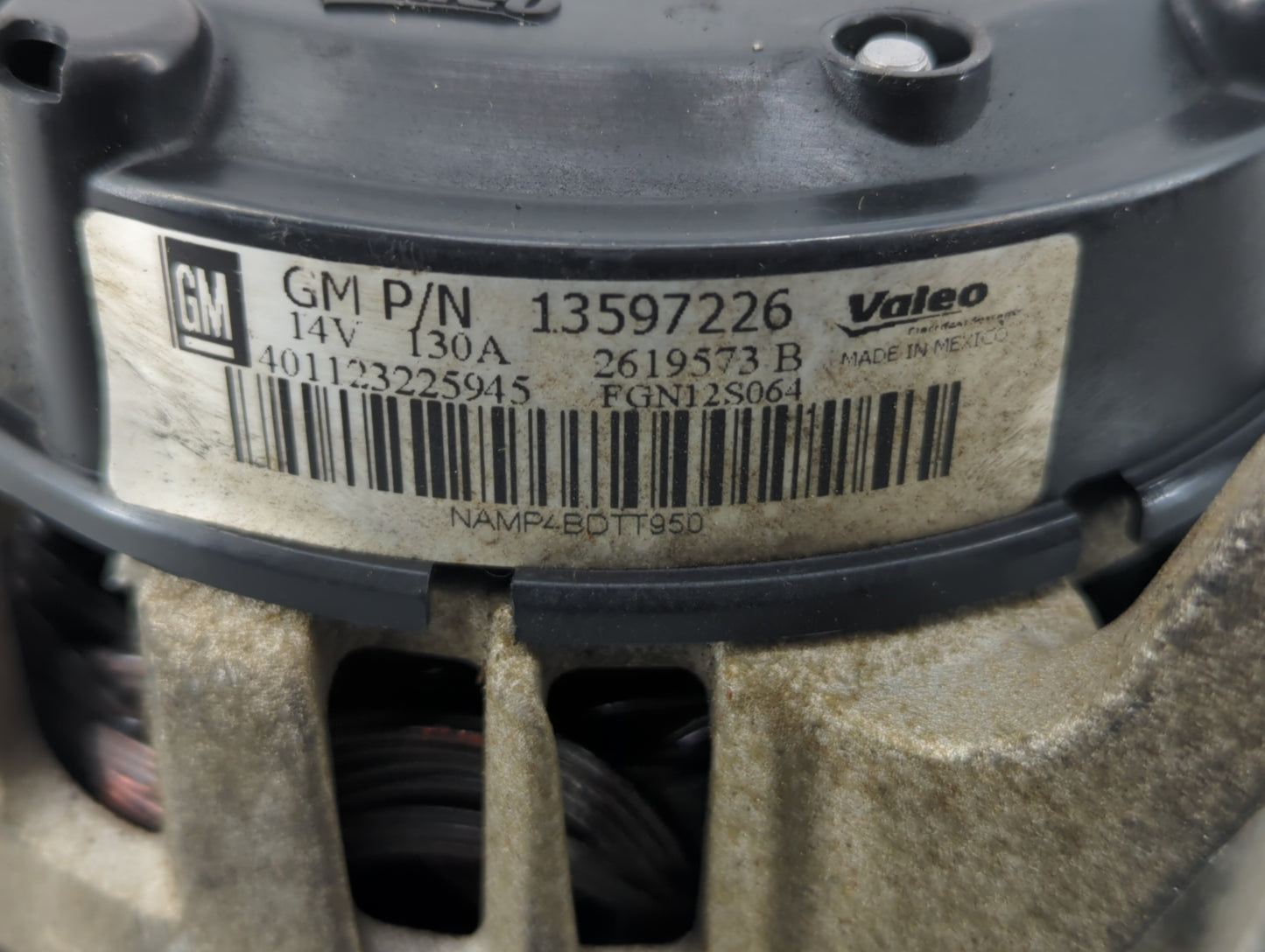 2013-2021 Buick Encore Alternator Replacement Generator Charging Assembly Engine OEM P/N:13588289 Fits OEM Used Auto Parts -