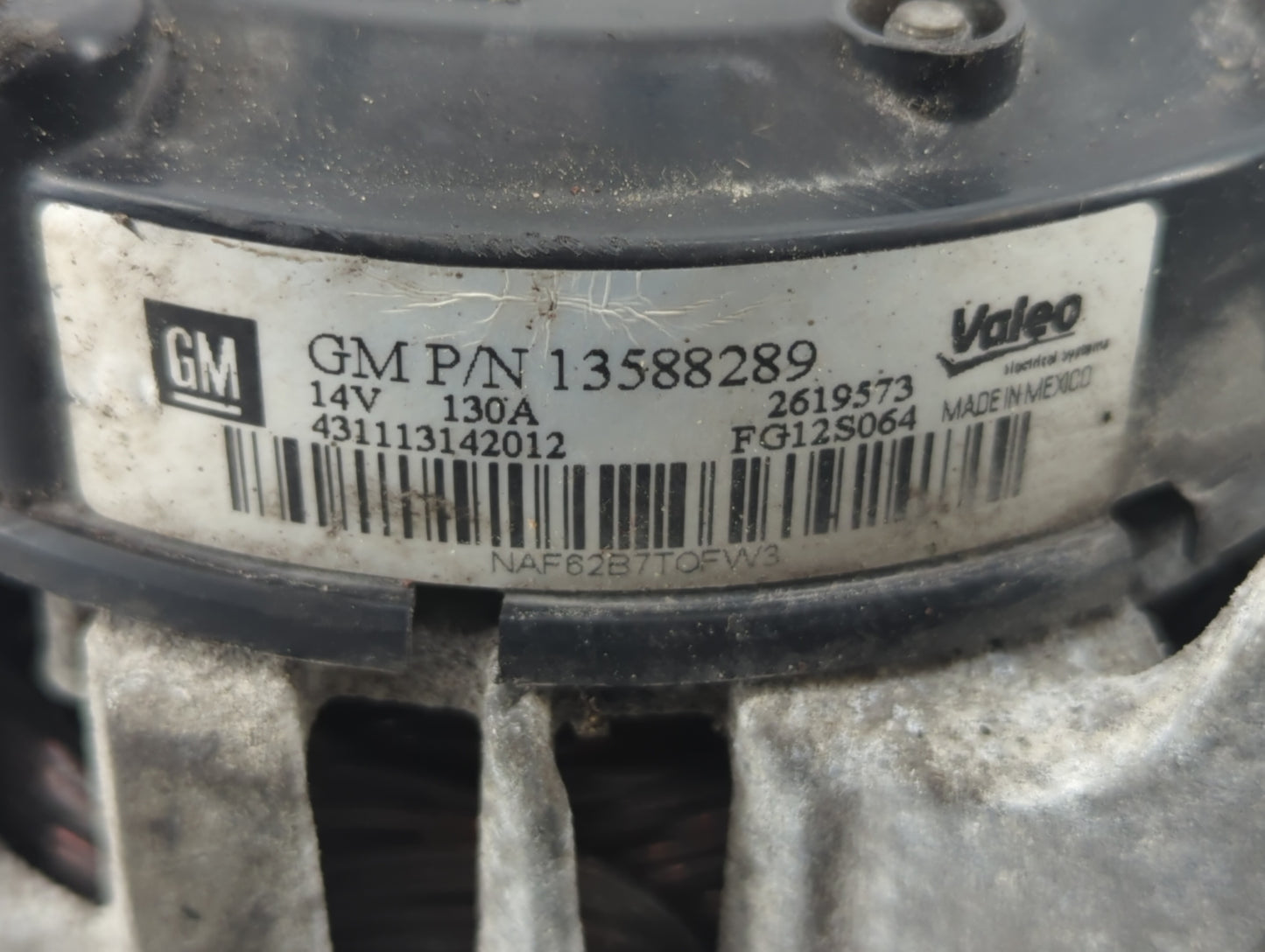 2013-2021 Buick Encore Alternator Replacement Generator Charging Assembly Engine OEM P/N:13588289 Fits OEM Used Auto Parts -