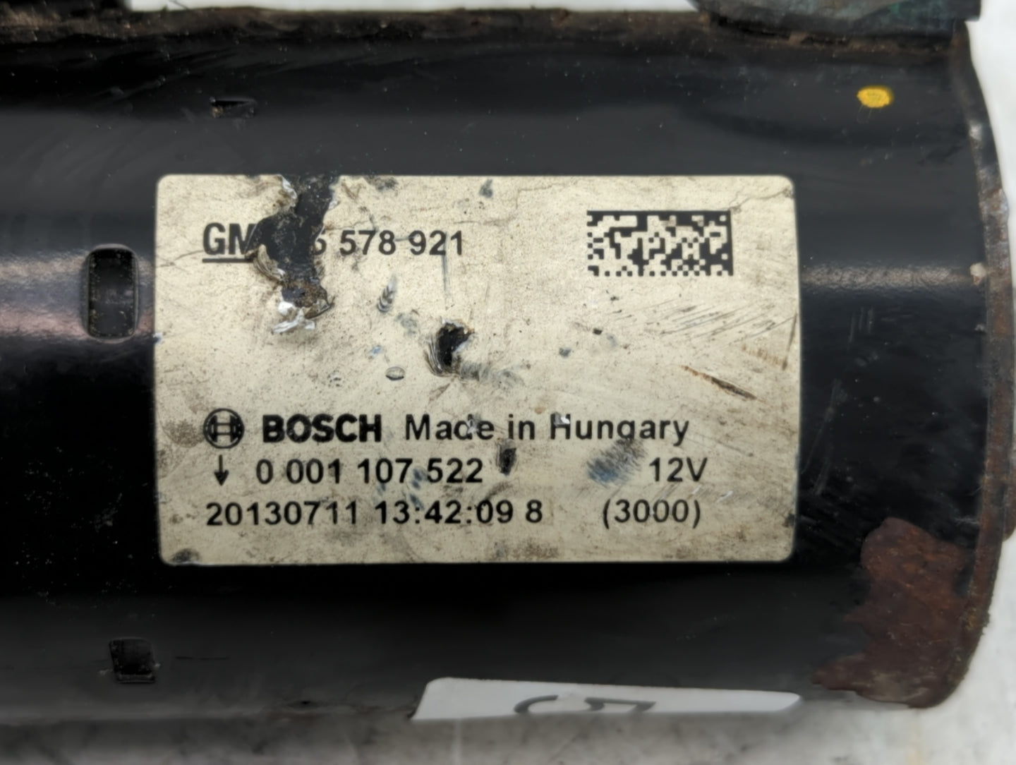 2014-2021 Buick Encore Car Starter Motor Solenoid OEM P/N:578 921 Fits Fits 2014 2015 2016 2017 2018 2019 2020 2021 OEM Used