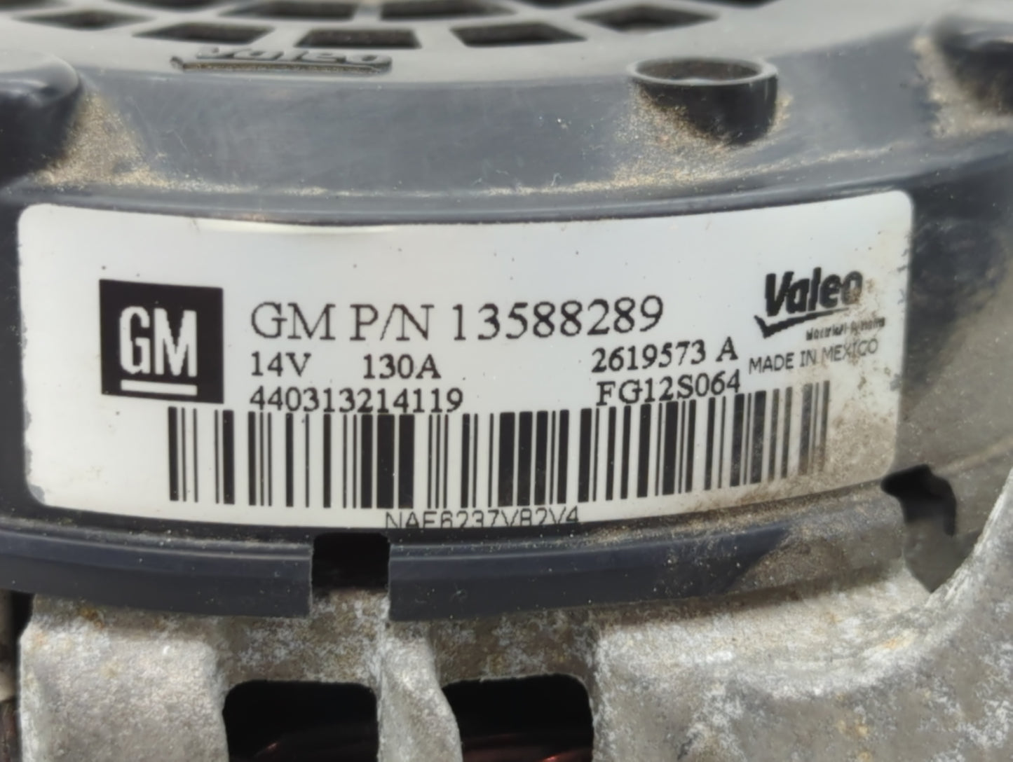 2013-2021 Buick Encore Alternator Replacement Generator Charging Assembly Engine OEM P/N:13588289 Fits OEM Used Auto Parts -