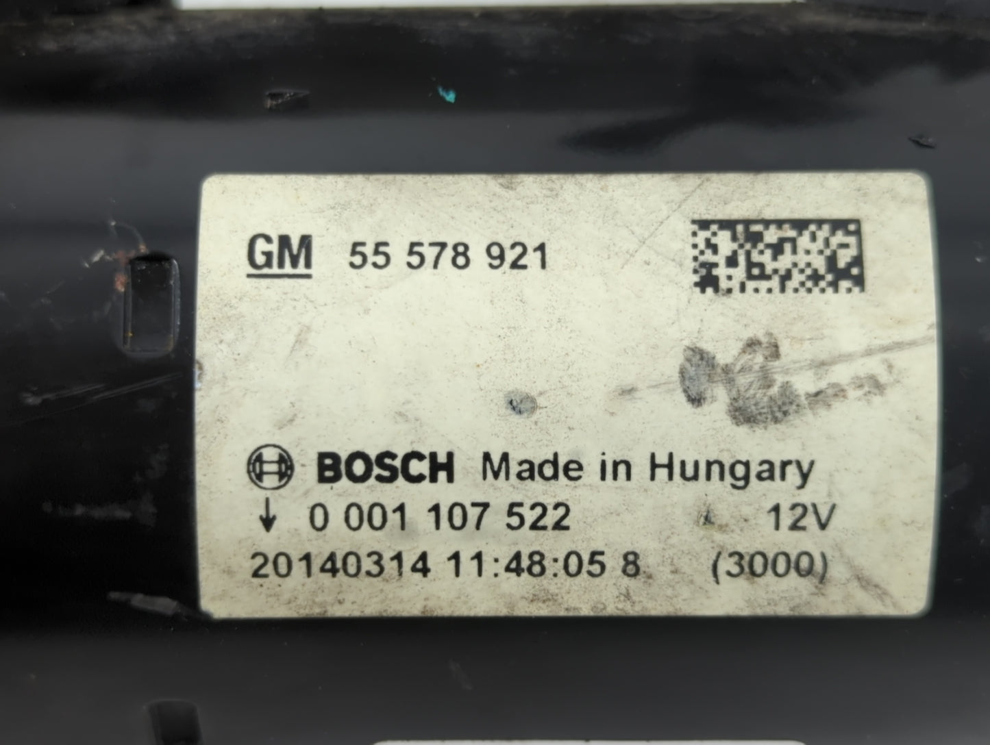 2014-2021 Buick Encore Car Starter Motor Solenoid OEM P/N:20140314 11 55 578 921 Fits Fits 2014 2015 2016 2017 2018 2019 202