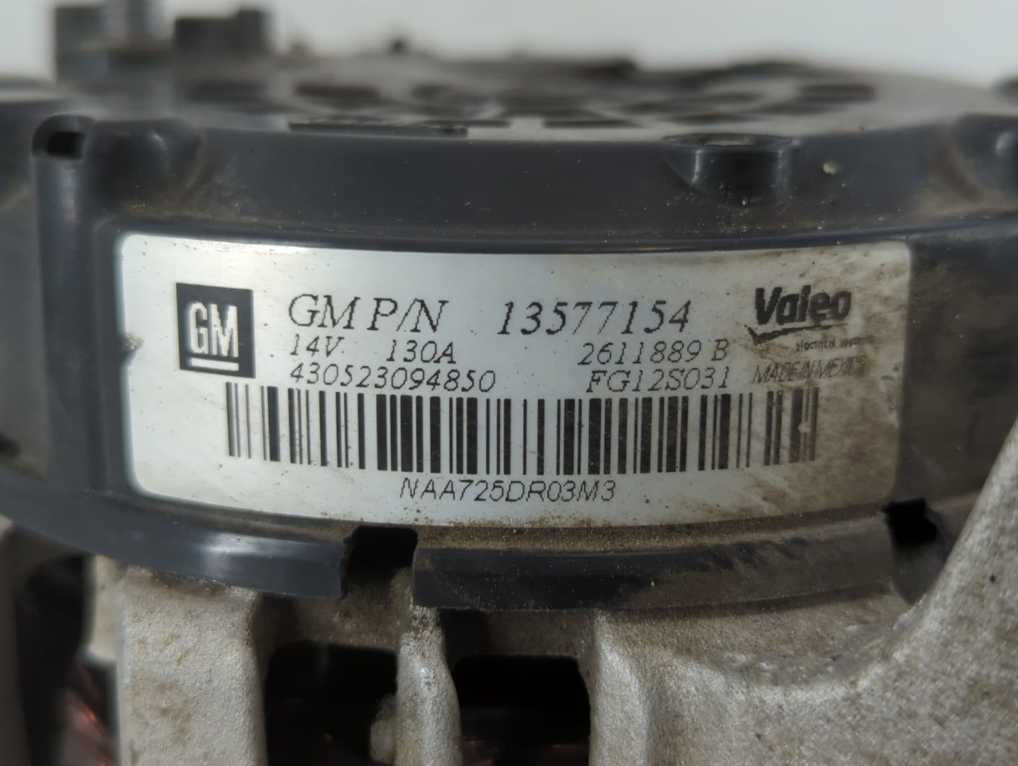 2013-2021 Buick Encore Alternator Replacement Generator Charging Assembly Engine OEM P/N:2611889 13577154 Fits OEM Used Auto