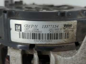2013-2021 Buick Encore Alternator Replacement Generator Charging Assembly Engine OEM P/N:2611889 13577154 Fits OEM Used Auto Parts