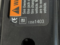 2014 Buick Encore Spare Scissor Car Jack 784025 - Oemusedautoparts1.com