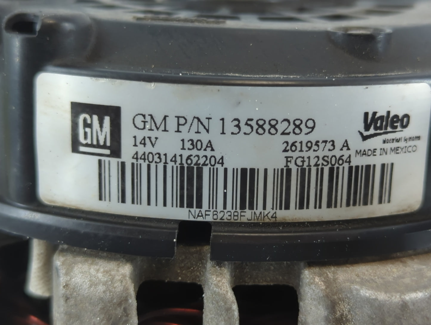 2013-2021 Buick Encore Alternator Replacement Generator Charging Assembly Engine OEM P/N:13588289 Fits OEM Used Auto Parts -