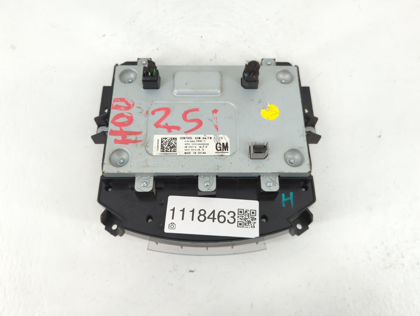 2014 Buick Lacrosse Radio AM FM Cd Player Receiver Replacement P/N:90802490 Fits OEM Used Auto Parts - Oemusedautoparts1.com